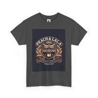 P&L Crest Logo Unisex Heavy Cotton Tee - Vintage Inspired Graphic Tee for Casual Style