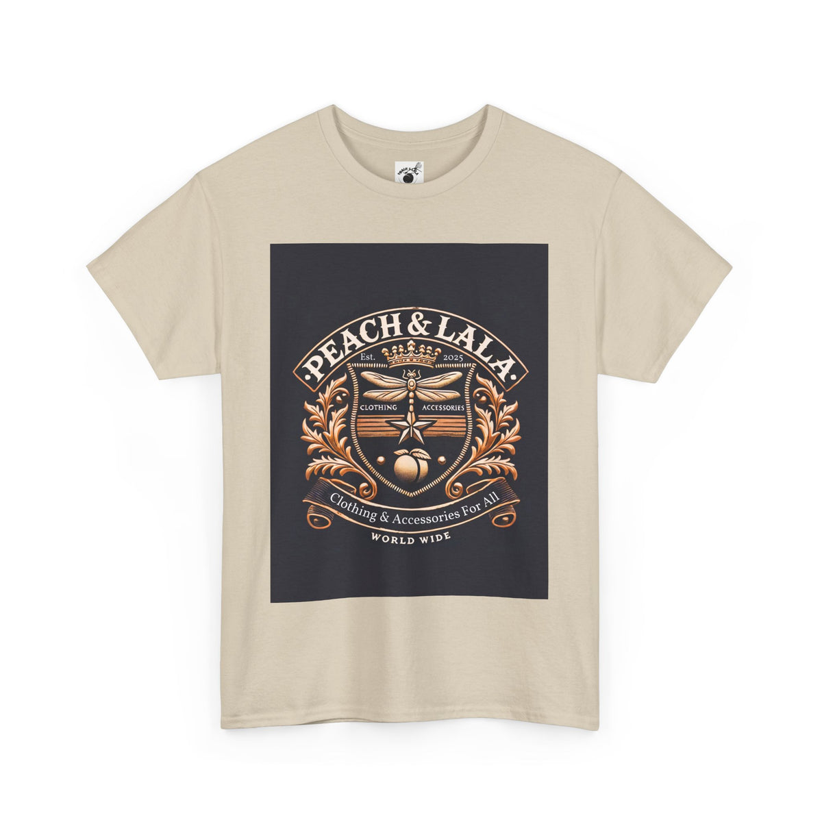 P&L Crest Logo Unisex Heavy Cotton Tee - Vintage Inspired Graphic Tee for Casual Style