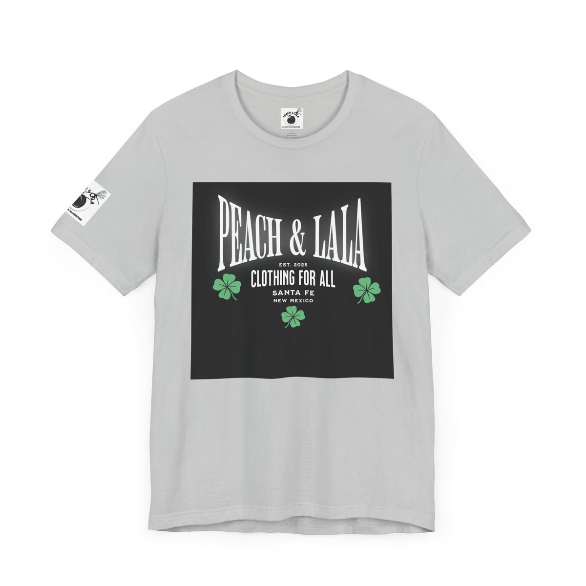 P&L Unisex Jersey Short Sleeve Tee - St. Patrick's Day Clover Design