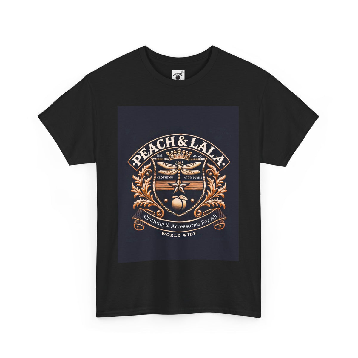 P&L Crest Logo Unisex Heavy Cotton Tee - Vintage Inspired Graphic Tee for Casual Style