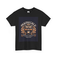 P&L Crest Logo Unisex Heavy Cotton Tee - Vintage Inspired Graphic Tee for Casual Style