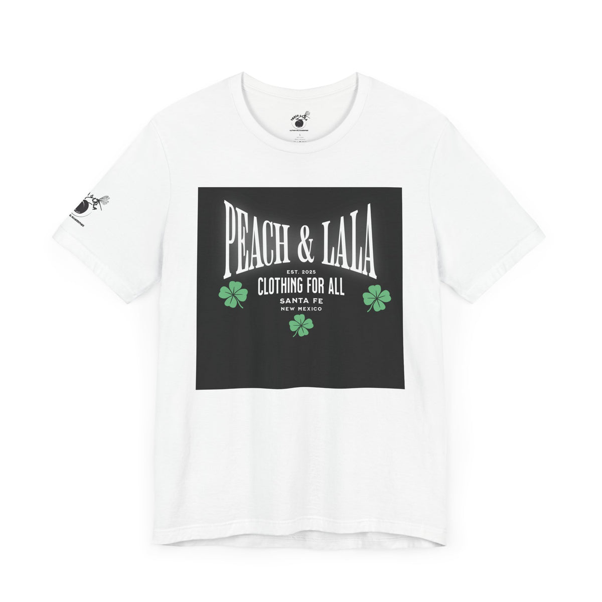 P&L Unisex Jersey Short Sleeve Tee - St. Patrick's Day Clover Design