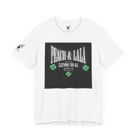 P&L Unisex Jersey Short Sleeve Tee - St. Patrick's Day Clover Design