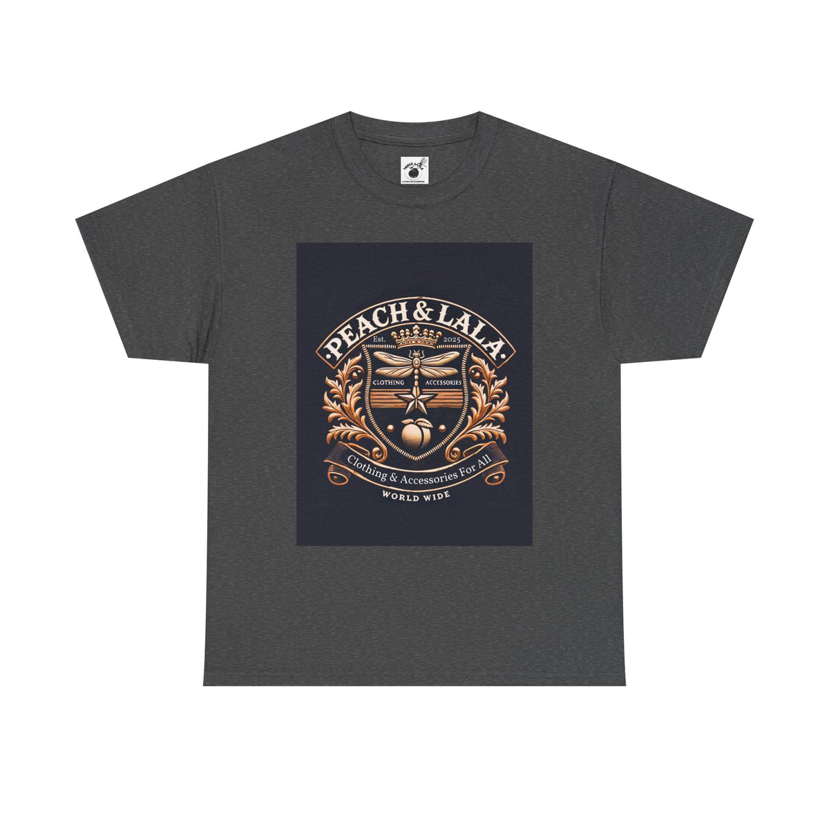 P&L Crest Logo Unisex Heavy Cotton Tee - Vintage Inspired Graphic Tee for Casual Style