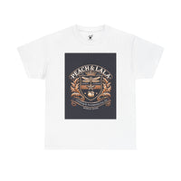 P&L Crest Logo Unisex Heavy Cotton Tee - Vintage Inspired Graphic Tee for Casual Style