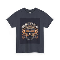 P&L Crest Logo Unisex Heavy Cotton Tee - Vintage Inspired Graphic Tee for Casual Style