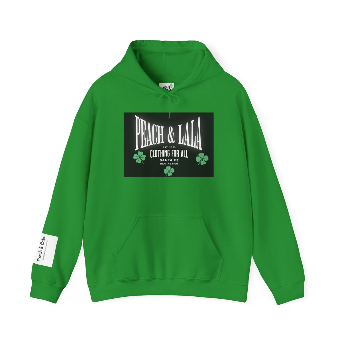 St. Patrick's Day Unisex Hoodie - Peach & Lala Design