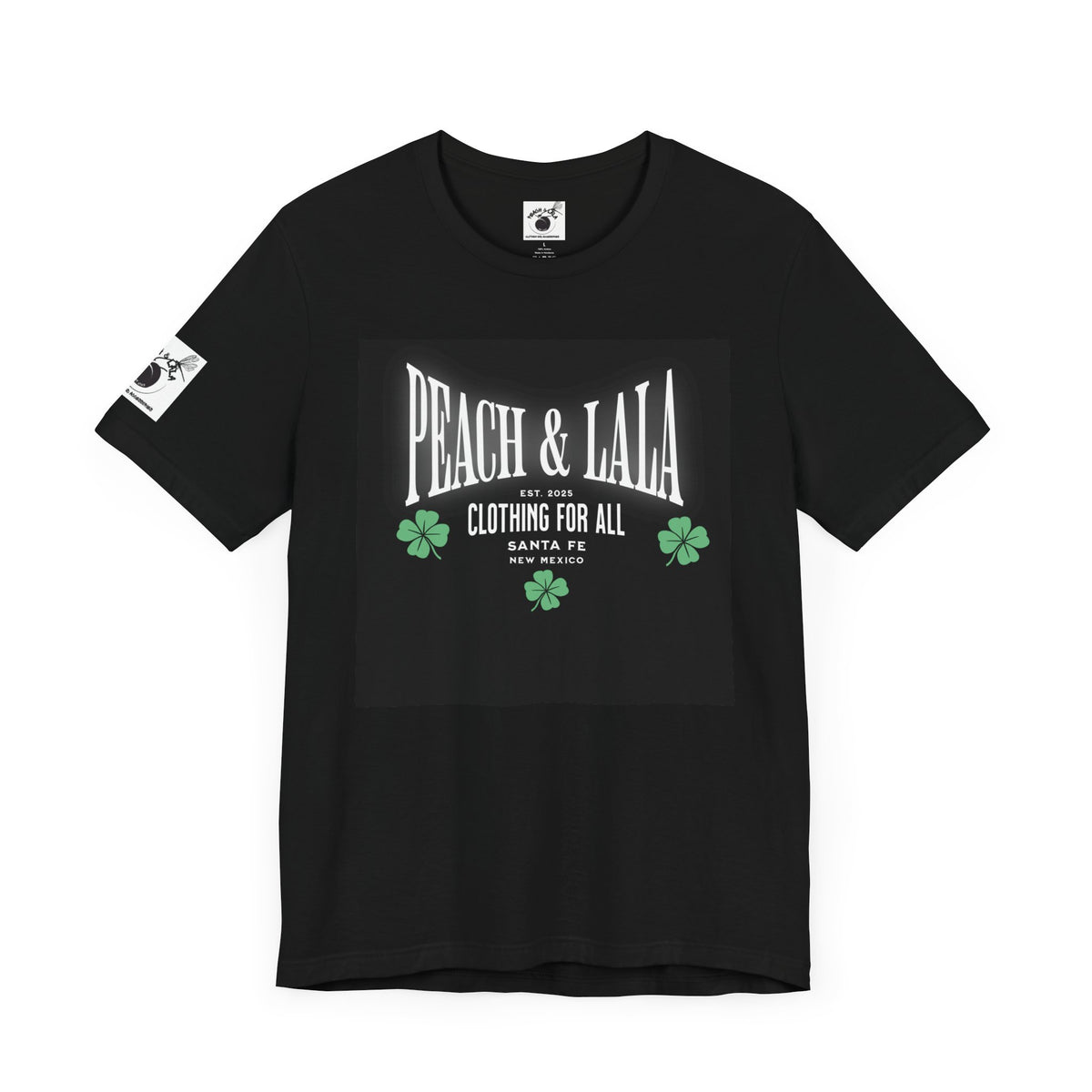 P&L Unisex Jersey Short Sleeve Tee - St. Patrick's Day Clover Design