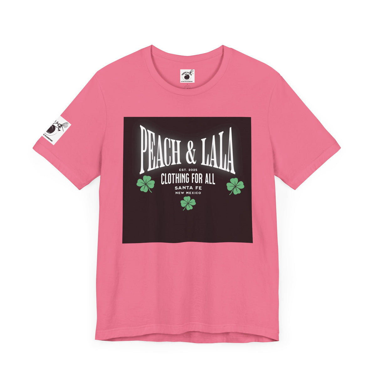 P&L Unisex Jersey Short Sleeve Tee - St. Patrick's Day Clover Design