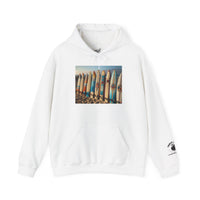 Surf Vibes Unisex Heavy Blend™ Hooded Sweatshirt - Perfect for Beach Lovers