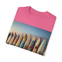 Surf-Inspired Unisex Garment-Dyed T-Shirt - Vintage Beach Vibe