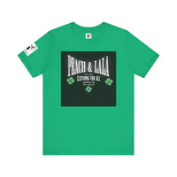 P&L Unisex Jersey Short Sleeve Tee - St. Patrick's Day Clover Design