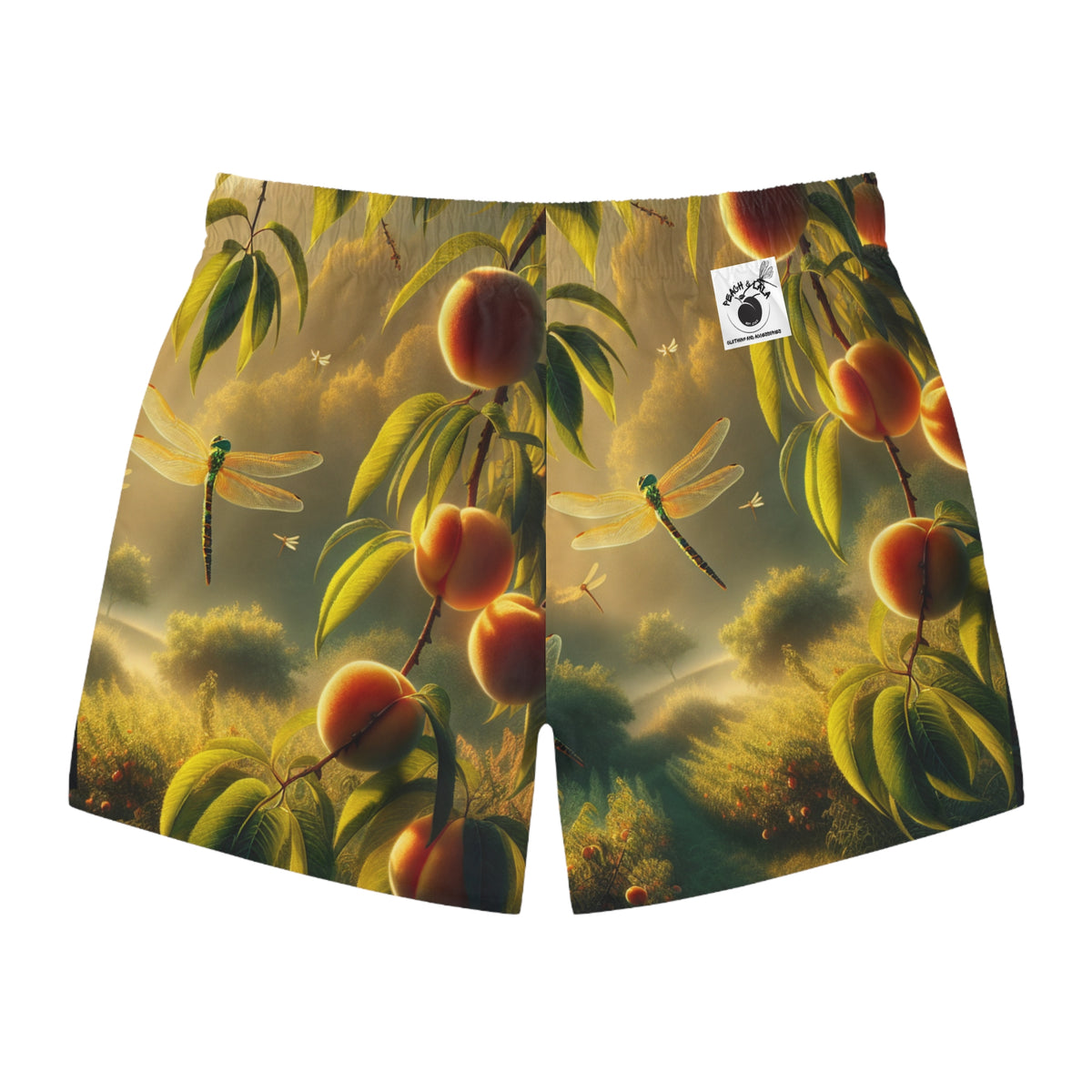 Nature-Inspired Dragonfly Swim Trunks | Vibrant Summer Beachwear