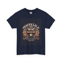 P&L Crest Logo Unisex Heavy Cotton Tee - Vintage Inspired Graphic Tee for Casual Style