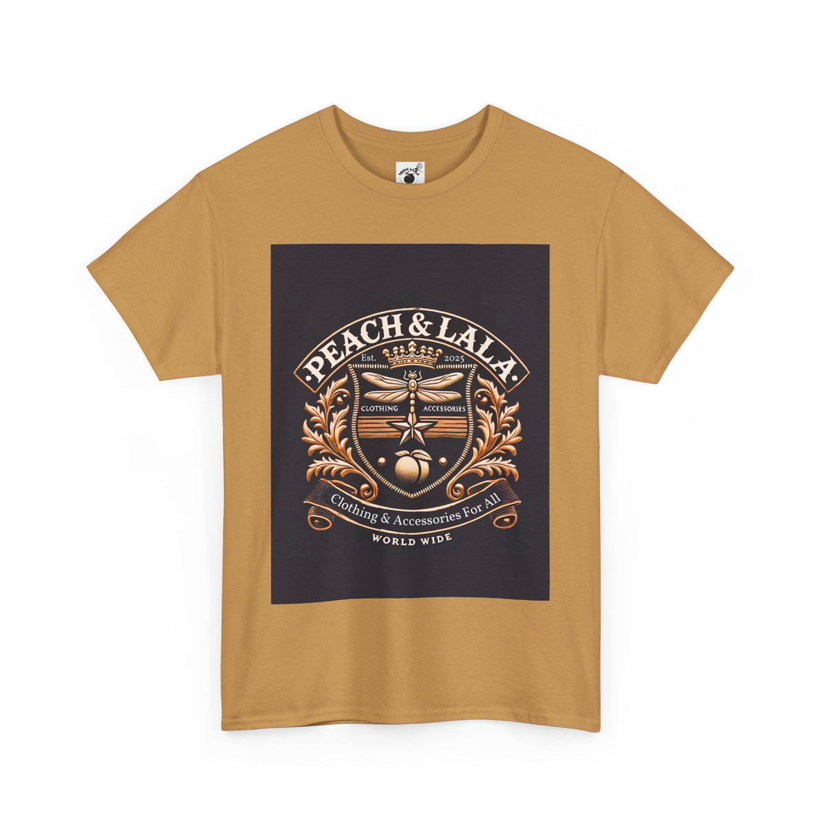 P&L Crest Logo Unisex Heavy Cotton Tee - Vintage Inspired Graphic Tee for Casual Style