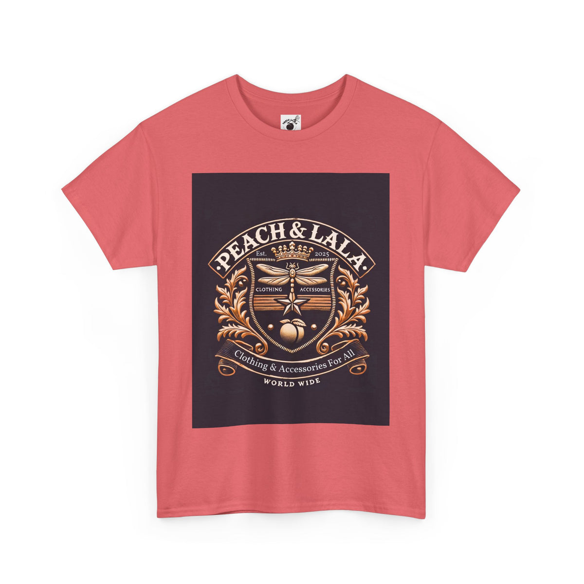 P&L Crest Logo Unisex Heavy Cotton Tee - Vintage Inspired Graphic Tee for Casual Style