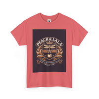 P&L Crest Logo Unisex Heavy Cotton Tee - Vintage Inspired Graphic Tee for Casual Style