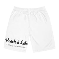 Fun Cat Skateboard Men's Board Shorts | Peach & Lala Apparel