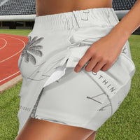 Beige Logo Skort