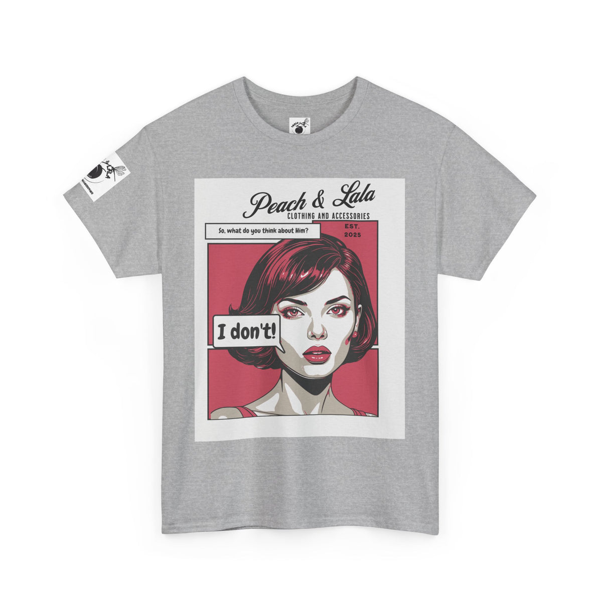 P&L "I Don't!" Unisex Heavy Cotton Tee - Bold Graphic Tee for Everyday Wear