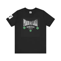 P&L Unisex Jersey Short Sleeve Tee - St. Patrick's Day Clover Design